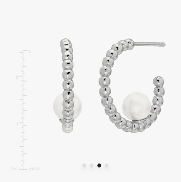 Silpada Hoop Earrings - Picture 3 of 8